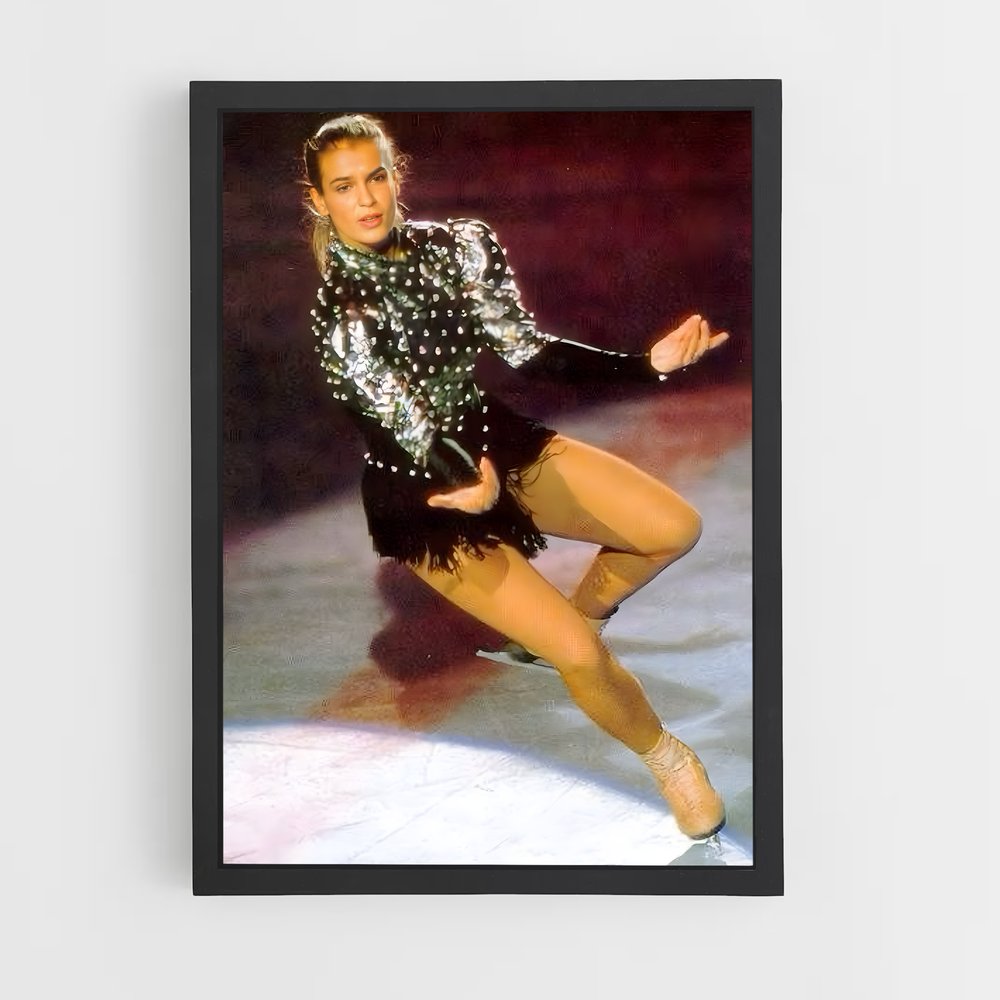 Poster Katarina witt pirouette – affiche Patinage artistique (vue 2)
